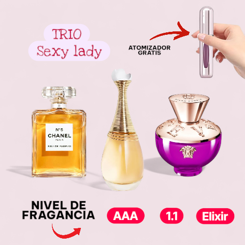 Chanel N°5+DylanPurple+Jadore+Regalo - CALIDAD: NORMAL